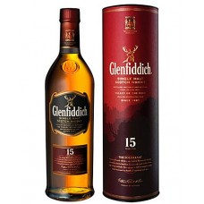 Glenfiddich Malt Scotch Whisky 15YO Tube 0.75