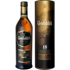 Glenfiddich Malt Scotch Whisky 18YO Tube 0.75