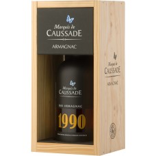 Marquis de Caussade 1990 0.7 wooden box