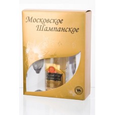 Московское (сувенирный набор) 0,75 (брют, полусухое, полусладкое